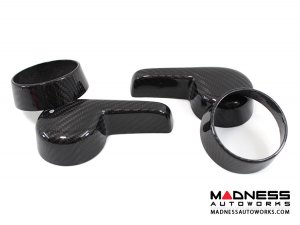 Alfa Romeo 4C Seat Adjustment Covers - Carbon Fiber